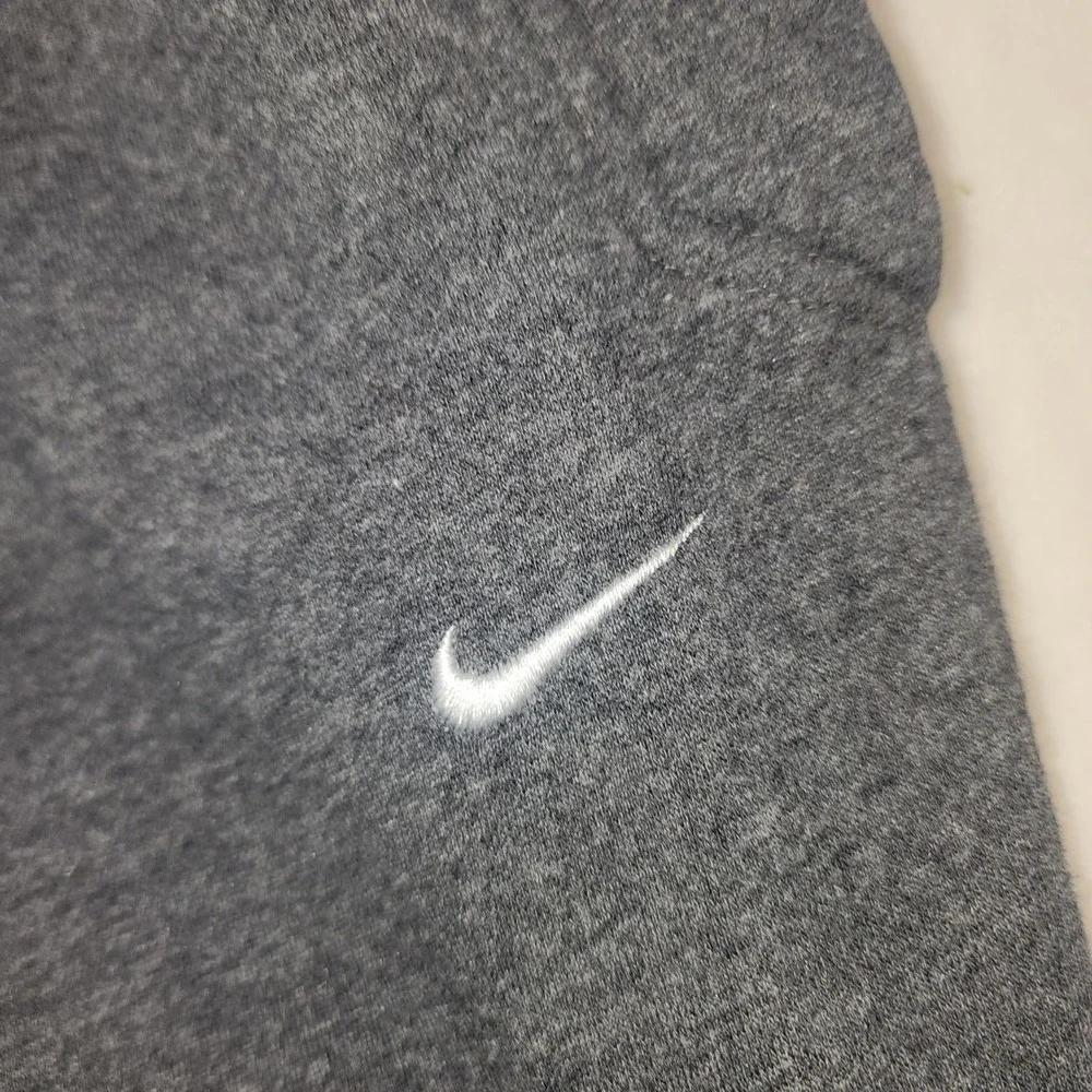 Nike Mens Fleece Sweatpants Large Charcoal Grey Straight Leg Joggers RN56323‎